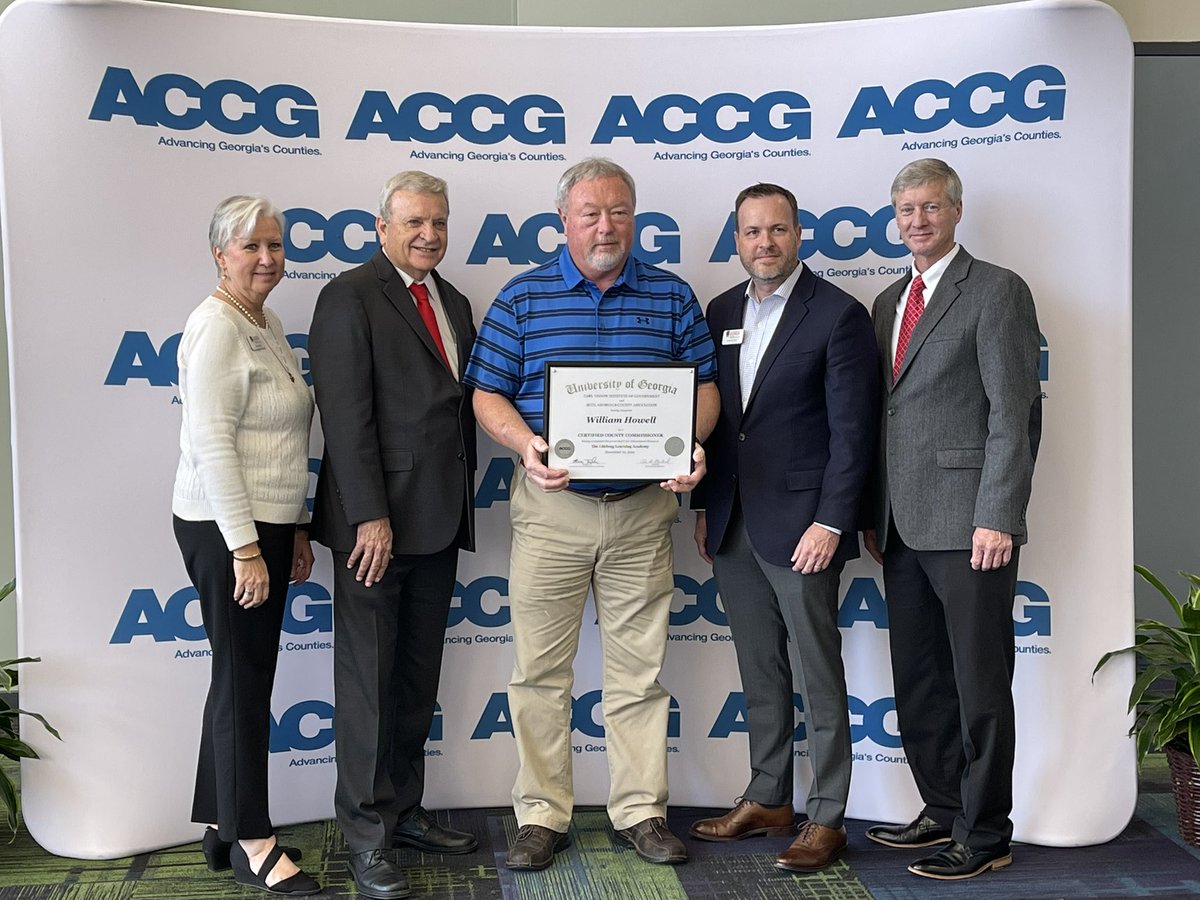 MaconBibbCounty's tweet photo. Congratulations to Commissioners Raymond Wilder, Bill Howell, &amp; @MBCBronson for earning their County Commissioner Certification from @GACounty. Thank you for taking the time to learn best practices in county governance &amp; operations! #TeamMaconBibb #LocalGov #ForwardTogether https://t.co/igToBBwCkS