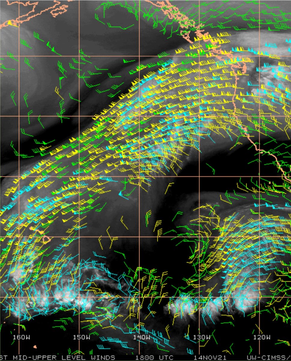 MuketyMuk's tweet photo. This major AR storm sequence affecting BC, fm AK to OR is phenomenal. #NAEFS 500-1000mb thckness dives precipitously fm a tropically tapped moist jet Sun- Mon as #snowlevels 1500-3000 msl fall to near sea level later Mon to Tuesday. YIKES. Impressive #PineappleExpress ! #BCStorm https://t.co/jcsntT6py3
