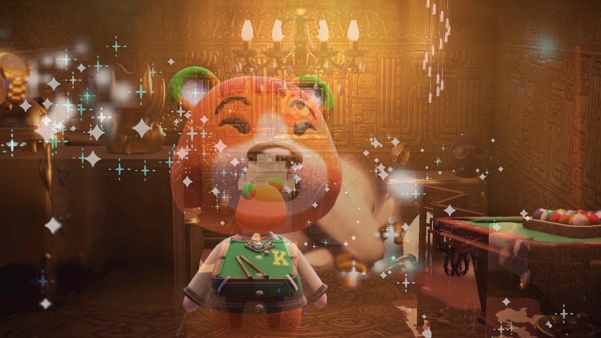 MontunuiMilly's tweet photo. is it just me or does this look like hes mid love ballad? :,) #acnh https://t.co/3tNFtl4gHV
