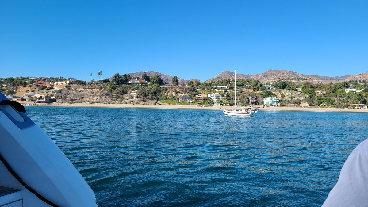 Perfect Sunday with clients on Paradise Cove, CA