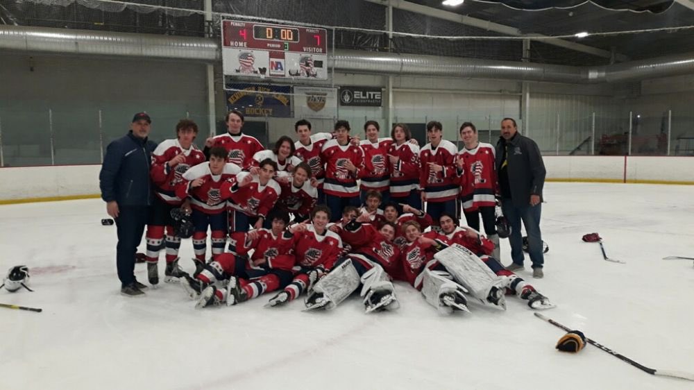 Central CT U16 Tier 2 State Champions! CCYHA defeats Wonderland Wizards 7-4. #NattyBound