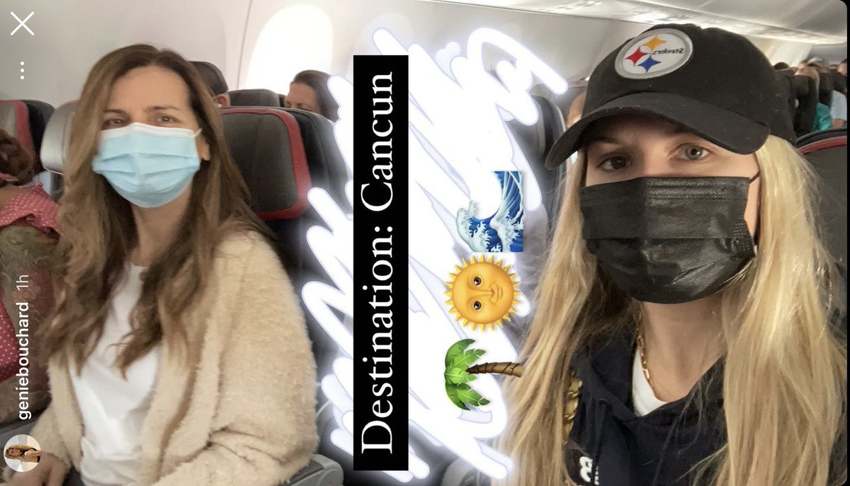 AmazingGenieB's tweet photo. Genie and her Mom are headed to Cancun for Heidi’s wedding. 👰‍♀️🤵🏝☀️🌊 https://t.co/Nrwq7fDknr