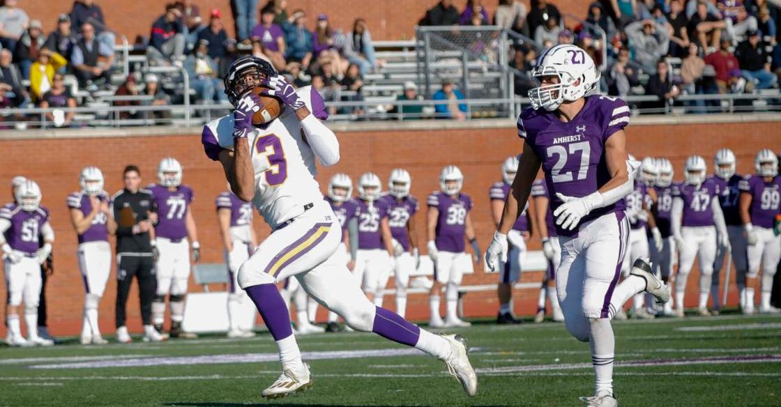 EphSports's tweet photo. Berkshire Eagle Story on Williams Football Defeating Amherst to Record First 9-0-0 Season for the Ephs https://t.co/3QEzOITXji https://t.co/fkazU3CmDG
