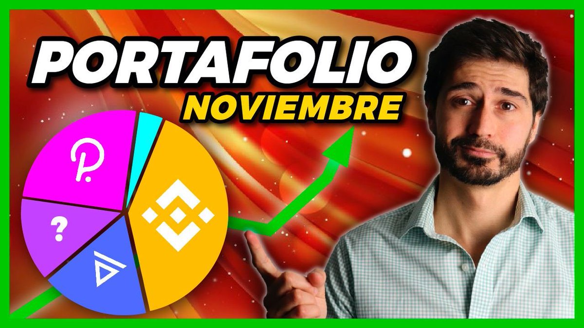 👉 MI PORTAFOLIO y ESTRATEGIA de INVERSIÓN en NOVIEMBRE 2021 💥 Vendo 3 Criptomonedas 💥

youtu.be/z2H8URfJpz0  

@Binance #Bitcoin <a href="/bit2me/">Bit2Me</a> <a href="/BlockFi/">BlockFi</a> @swapz_app <a href="/kava_platform/">Kava Platform</a> <a href="/IOEN_tech/">IOEN Tech</a> <a href="/OVRtheReality/">Over the Reality 🌐</a> <a href="/SensoriumGalaxy/">Sensorium Galaxy</a> <a href="/VelasBlockchain/">Velas</a> @avalancheavax <a href="/CryowarDevs/">Cryowar</a> <a href="/opulousapp/">Opulous</a>