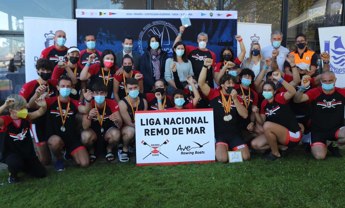 fed_esp_remo's tweet photo. I LIGA NACIONAL DE REMO DE MAR

🥇 El @VigoRemo se proclama campeón 🥇

🥈 @RCMediterraneo 

🥉 #ClubMarítimoLinense

Última regata celebrada este fin de semana en @ClubNauticoSada 

¡ENHORABUENA!

#Remo #RemoEsp #ILigaNacionalDeRemoDeMar #Rowing #CoastalRowing https://t.co/TBfBoZRh6U