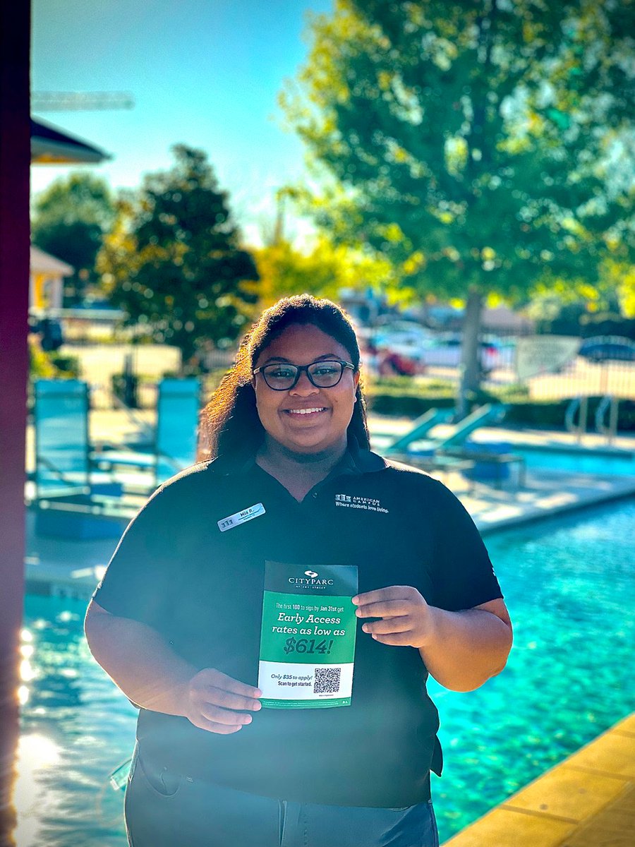 CityParcDenton's tweet photo. Spaces are filling FAST! Make sure to take advantage of our Early Access Rates, with rates as low as $614. Limited time only, see office for details.
 
#cityparc #fall2022 #housing https://t.co/p69TR2GWyz