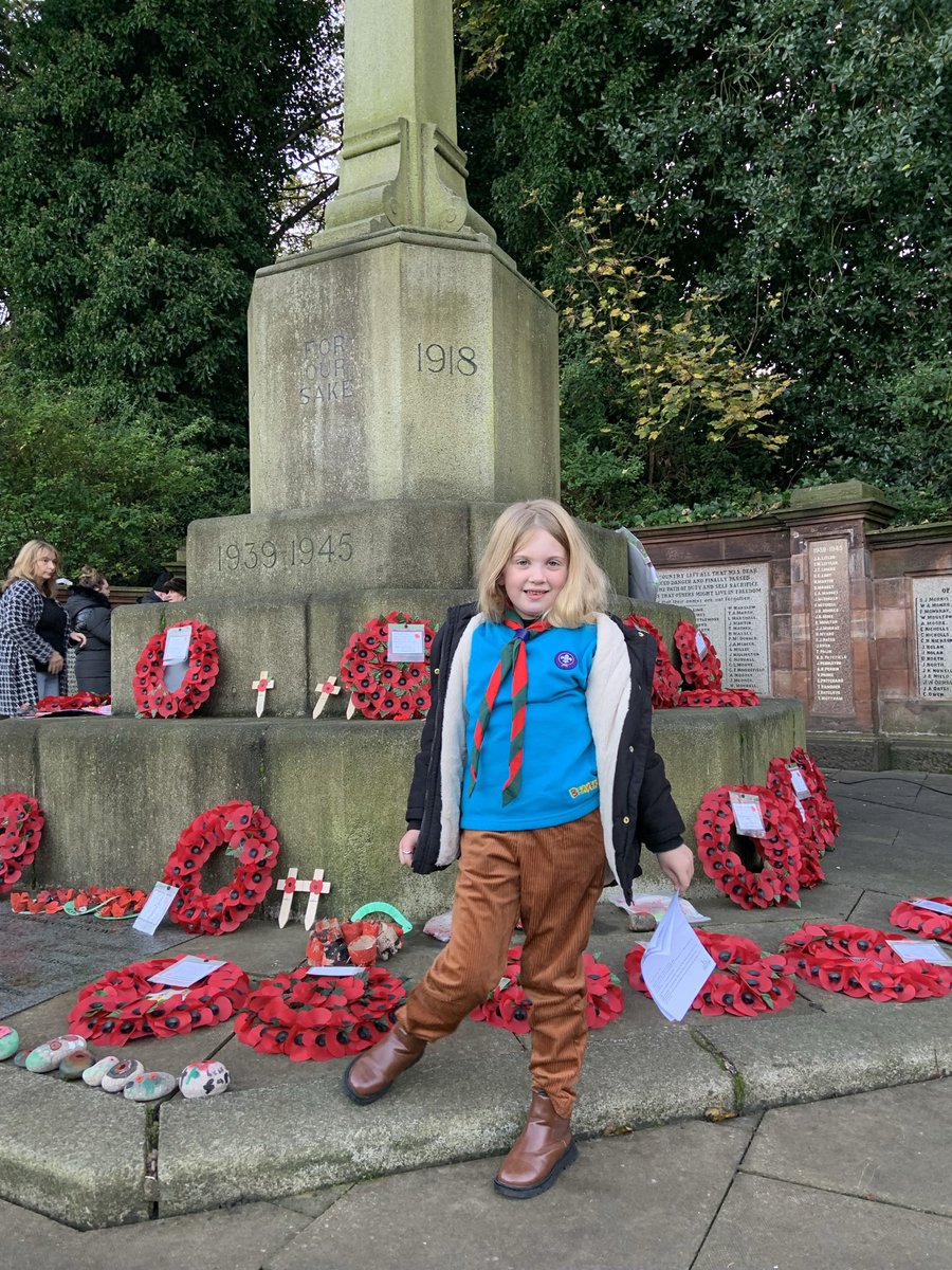 Marthy loved being part of the parade for #RemembranceDay2021 #RemembranceSunday today in #runcorn with @scouts