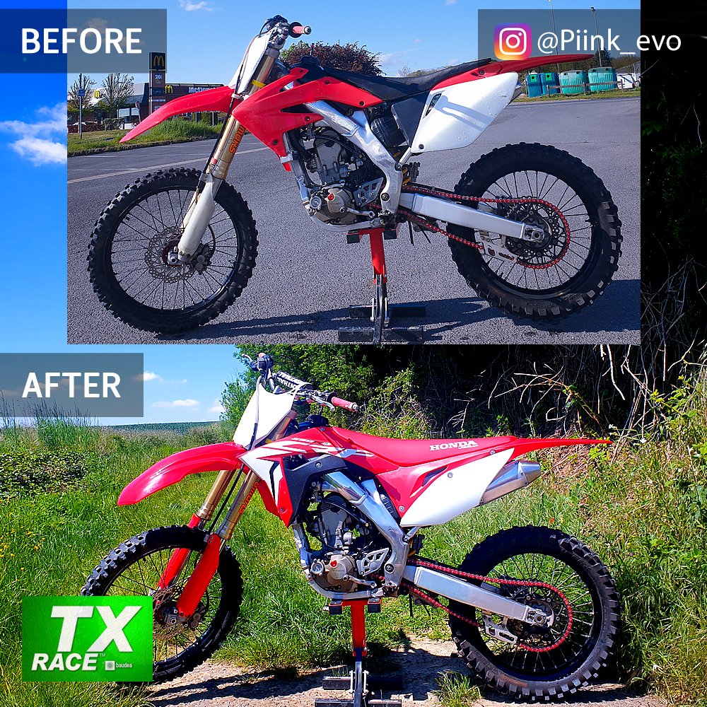 2005 crf450r plastic conversion