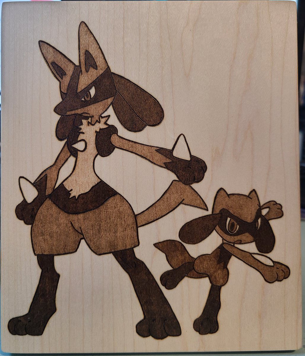 PrairiePyro's tweet photo. #woodburning #lucario #riolu #fighting #aurasphere #pokemon #fightingtype
#etsy: https://t.co/0a3dtuTeJ5
#PrairiePyroDesigns #Stepher17 #pyrography #PyrographyArt #razertip https://t.co/AqezD6AoqS