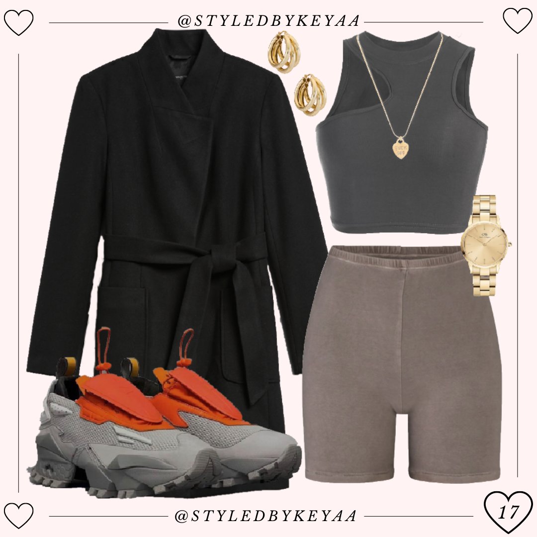 styledbykeyaa's tweet photo. Comfy but make it cute ✨🧡
-
-
Follow @styledbykeyaa for MORE outfit inspo
-
-
Earrings: @electricpicks
Coat: @bananarepublic
Necklace: @Vanessamooney
Top: Shop Cider
Watch: Daniel Wellington
Shorts: @skims
Shoes: @pyermoss
#styledbykeyaa #style #outfitoftheday #outfitideas https://t.co/yne4OBJpVD