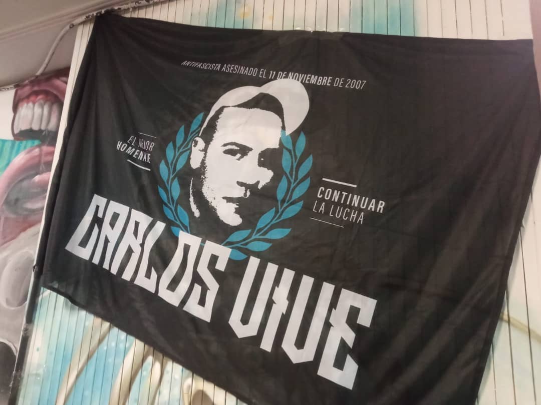 CARLOS VIU!

Ahir vam estar a Madrid junt amb les companyes d'<a href="/AntifaAccio/">Acció Antifeixista València</a> al <a href="/csolatraba/">La Traba</a> en les jornades organitzades per <a href="/AntifaMadrid/">Coordinadora Antifascista Madrid</a> en homenatge a Carlos Palomino, enfortint xarxes d'unitat antifeixistes i fent front comú contra la repressió.

NI OBLIT, NI PERDÓ! ✊🏽