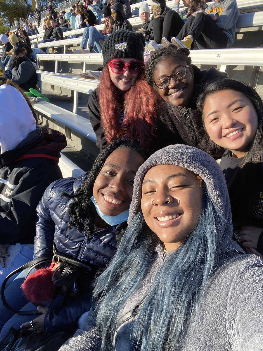 TUWRFC's tweet photo. We had a blast supporting POM Squad at the last TU football home game of the season! 📣 #TUSportClubsCommunity https://t.co/AF623W9sF2