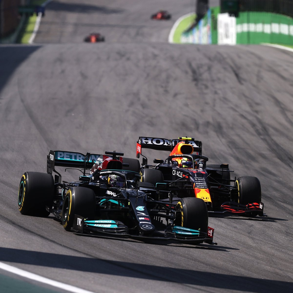 No matter the outcome, the Hamilton vs Verstappen battle this season will go down in the history books as one of the greatest of all time! 🏎️

#BrazilianGP