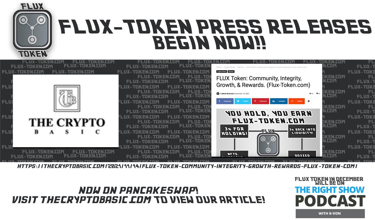 FluxToken_'s tweet photo. Our Front Page Article on @thecryptobasic!
https://t.co/IUABjl3jNt
The #Future is #bright for #fluxtoken
https://t.co/voixY4K7H3
#gaming #nft #BlockchainGaming #Metaverse #SocialFi #web3 #NFTCommmunity #BSC #BSCGems https://t.co/Mbbxa2uvs7
