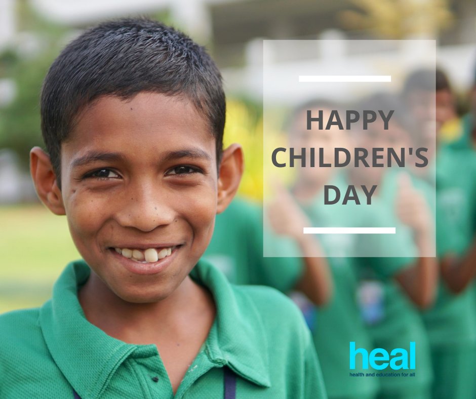 ♥ At Heal, we foster dreams ♥ 
Wishing you a happy Children's Day.