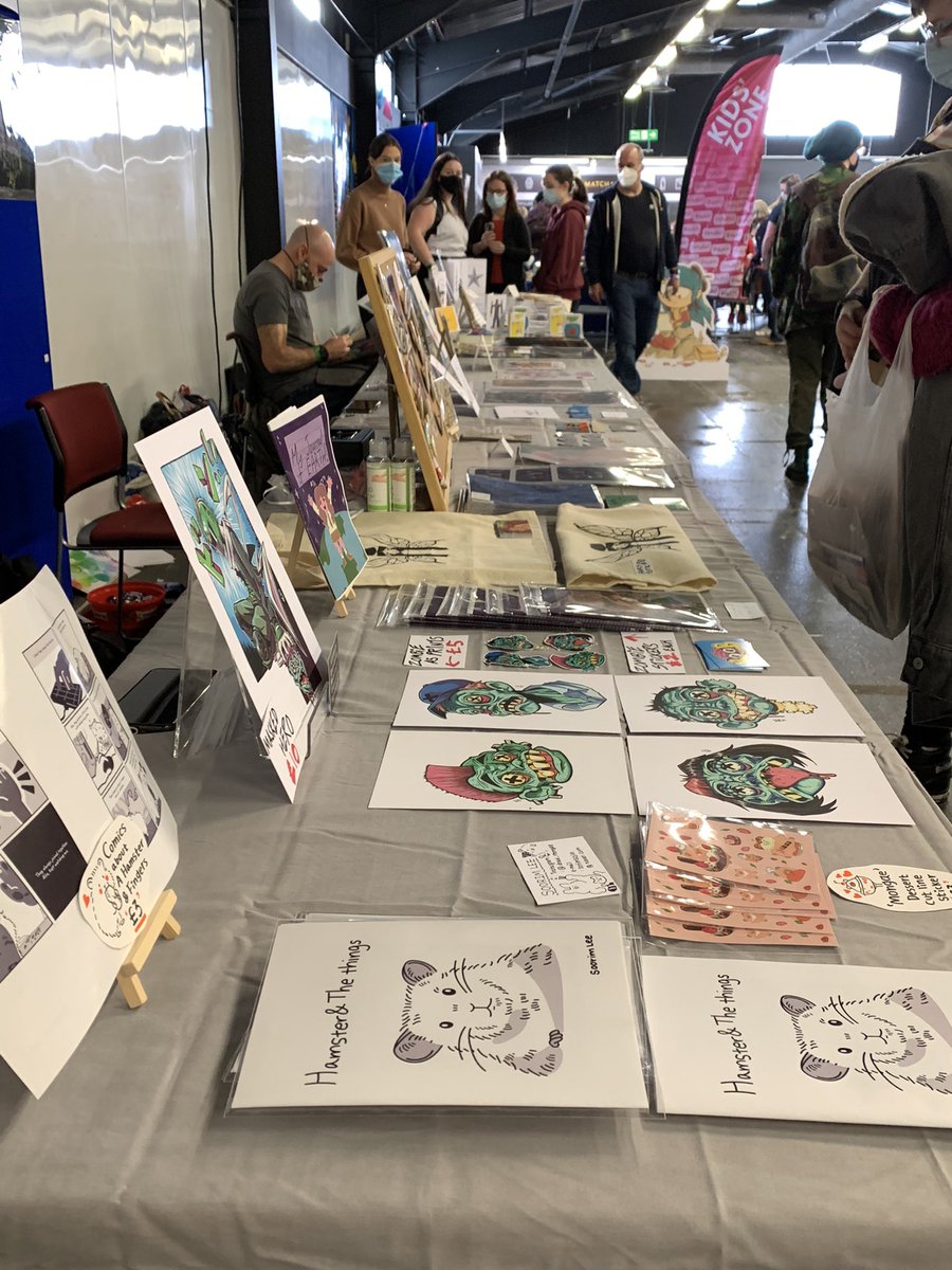 Huge thank you to everyone who came over to support our York St John Second Year Illustration Students, we had a really great weekend!

Thank you #thoughtbubble2021 for having us! 💥