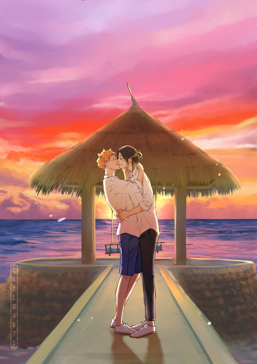 デンジ 「Day 7: Free day
 [ Honeymoon in Maldives」|えいしょ 🍀のイラスト