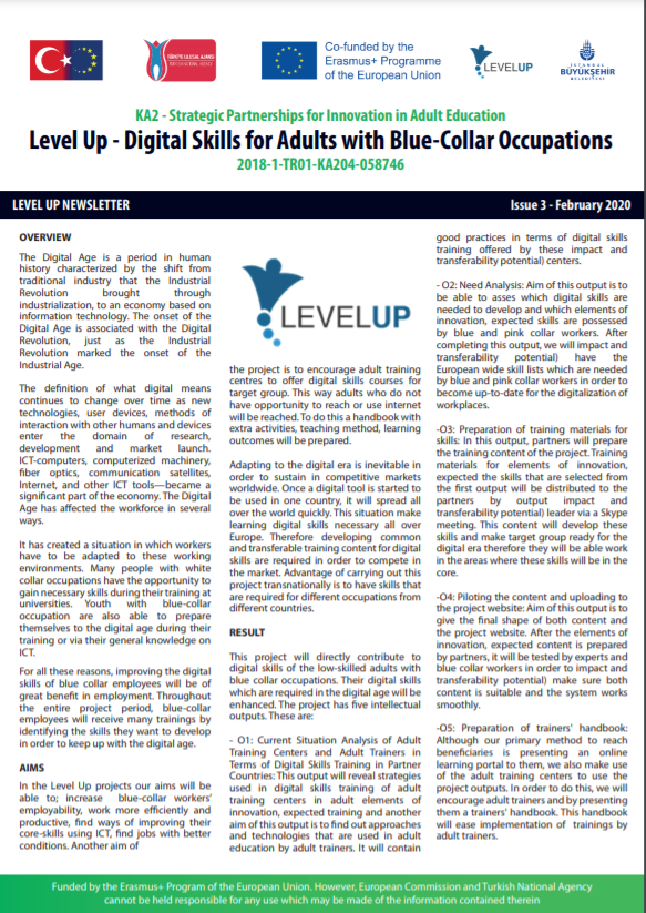 one1community's tweet photo. Attached is the third edition of the LEVEL UP newsletter that explains the second year of the project. You can find out more about the project by visiting the website: https://t.co/yhUyK4nAu8 https://t.co/dw6kVngenR