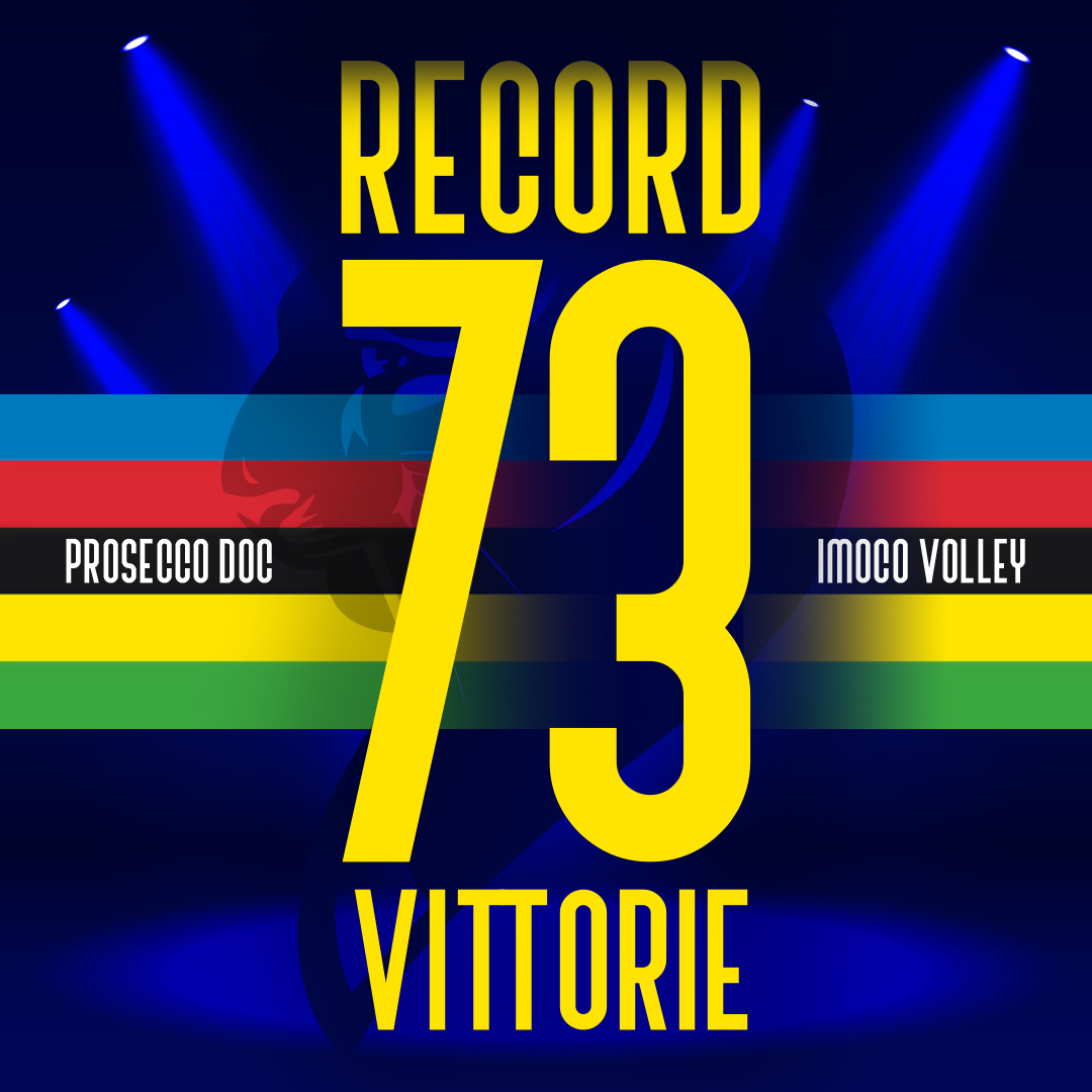 ImocoVolley's tweet image. 🔥 E' RECORD!!! 
💛💙 E' STORIA!!!
E' @ProseccoDOC  Imoco Volley Conegliano

Artwork @Nexidiavr  
#imoco10 #siamotuttipantere