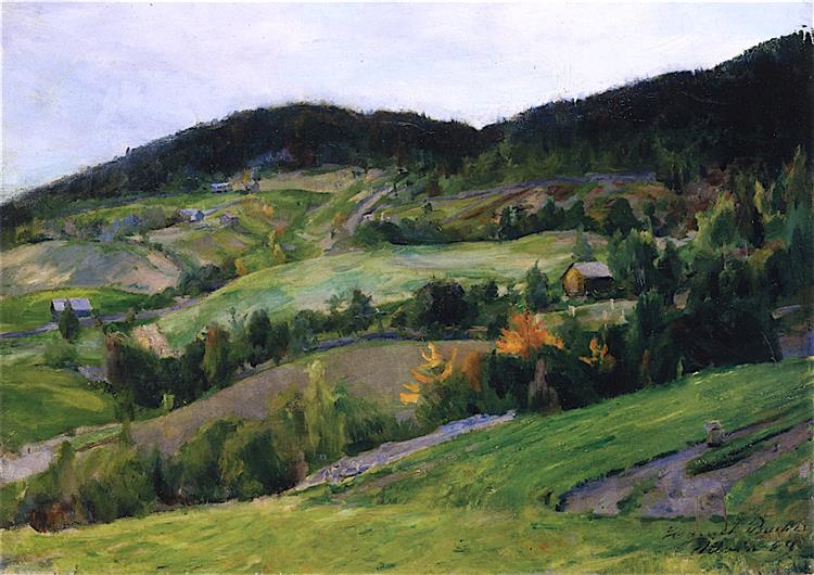Harriet Backer
•• Landscape from Ulvin, 1889
#art #painting #impressionism