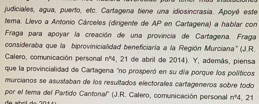 SuperRatonCt's tweet image. Hay datos sobre la creación de la región que removerian tripas y va tocando dar esos datos y que la gente sepa lo que realmente pasó y como engañaron a Cartagena. Tesis doctoral sobre la creación de la región, mirar que dijo Fraga 👇🏼 nos vendieron.
#TesisCT