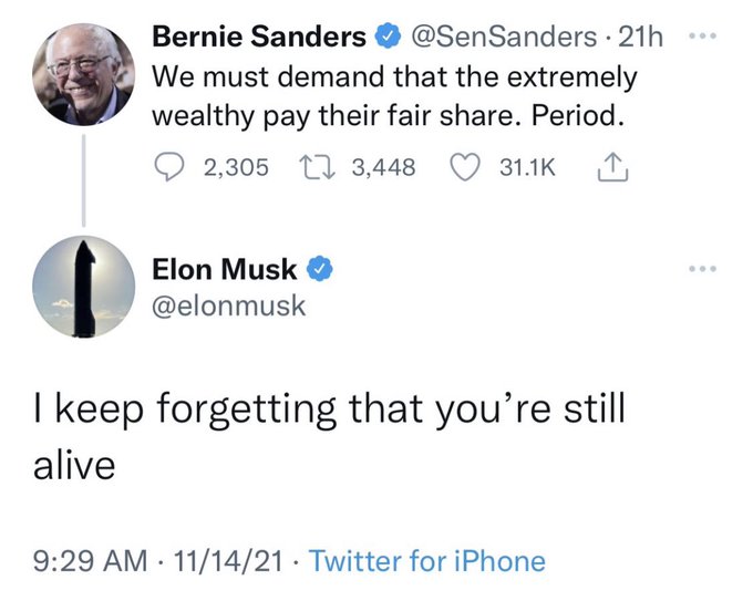 Elon is the best at trolling. https://t.co/L7xAbXwQ4d