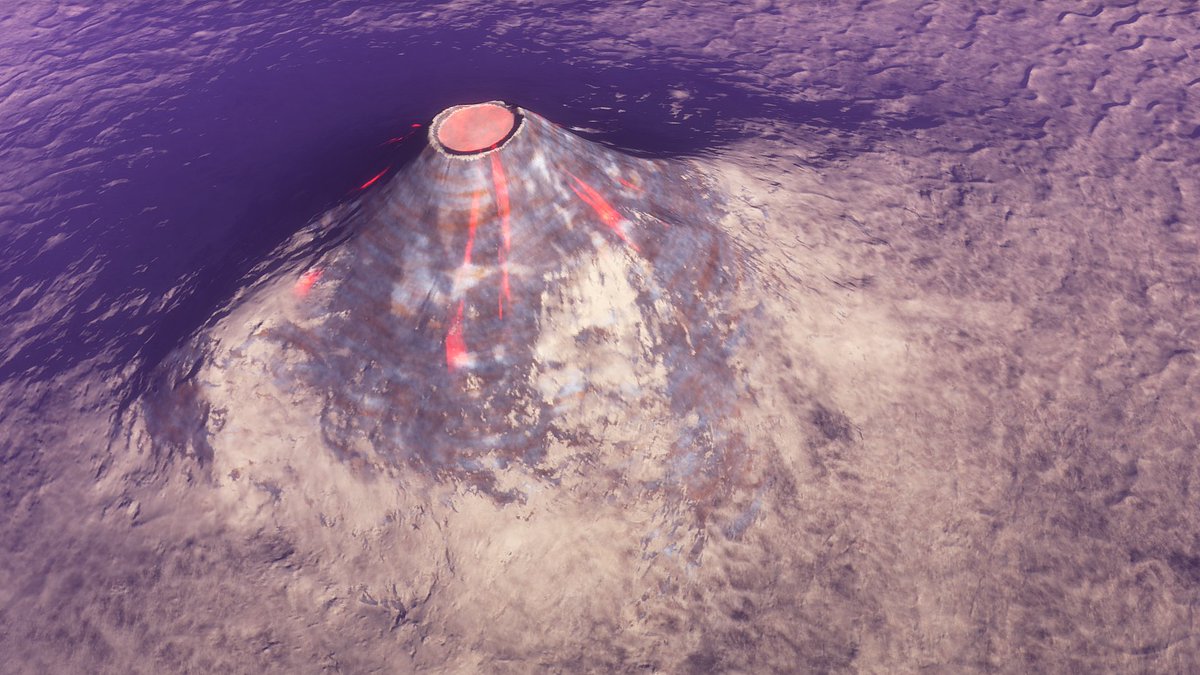 SpaceEnginePics's tweet photo. Volcano idk where it is though https://t.co/RJyNlP0Gox