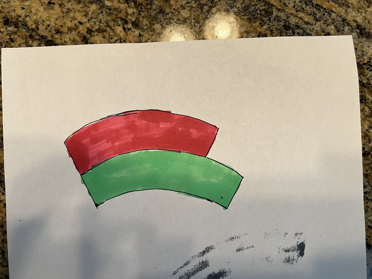 Which is longer? Red or green?