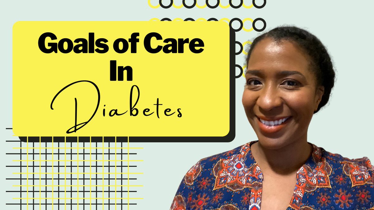 Goals of Care and what the Clinician should consider with those with diabetes!

youtu.be/Qkk5QrMlojs