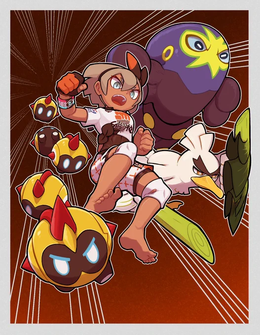 過去絵でお祝い
#ポケモン剣盾2周年 
#剣盾2周年 