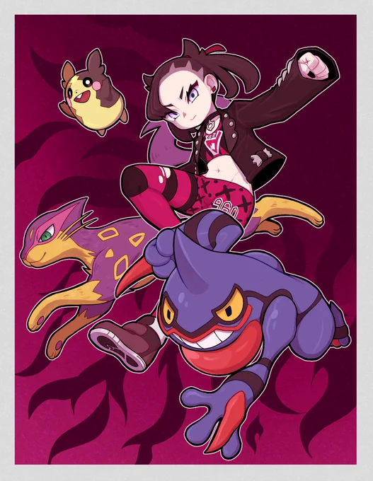 過去絵でお祝い
#ポケモン剣盾2周年 
#剣盾2周年 