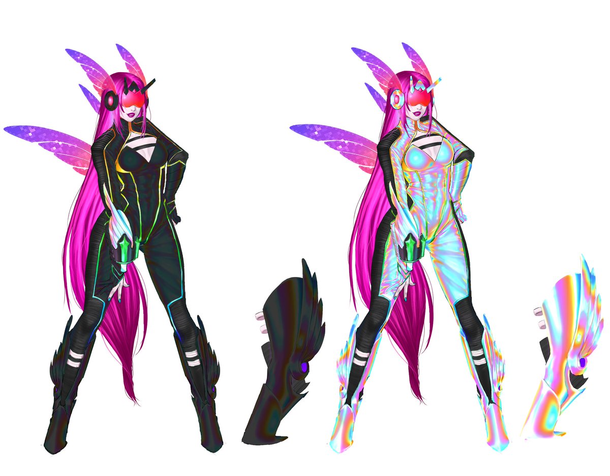 The Pontifex is currently docked upon a Cyberpunk world. This is the appearance/avatar Aila would appear as to someone else who is also wearing a Visor. 
<a href="/PontifexRP/">A Space Odyssey</a>