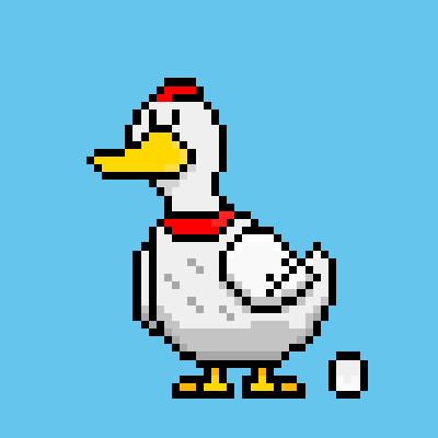 pixel_ducks's tweet photo. Pixel Duck #6 "Chicken" https://t.co/CjeduwBqpS