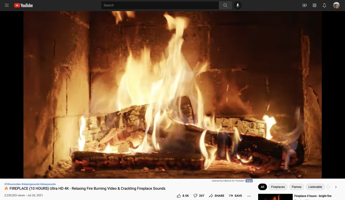 ledouxjames's tweet photo. as a professional machine learning engineer, my personal project ML ops setup is to play this video so that my laptop doesn't turn off while i'm training something locally https://t.co/xeEZPpSk51