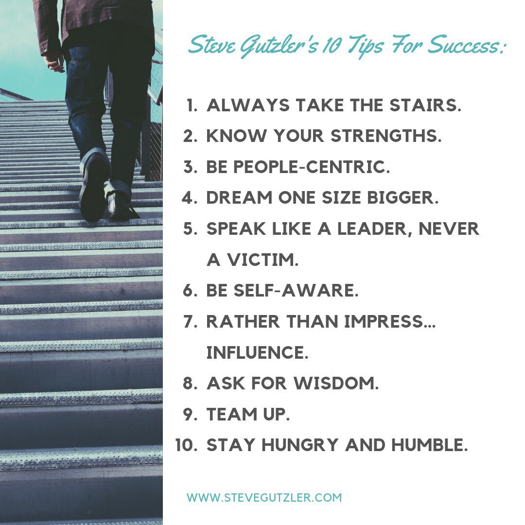 Top 10 tips for success!