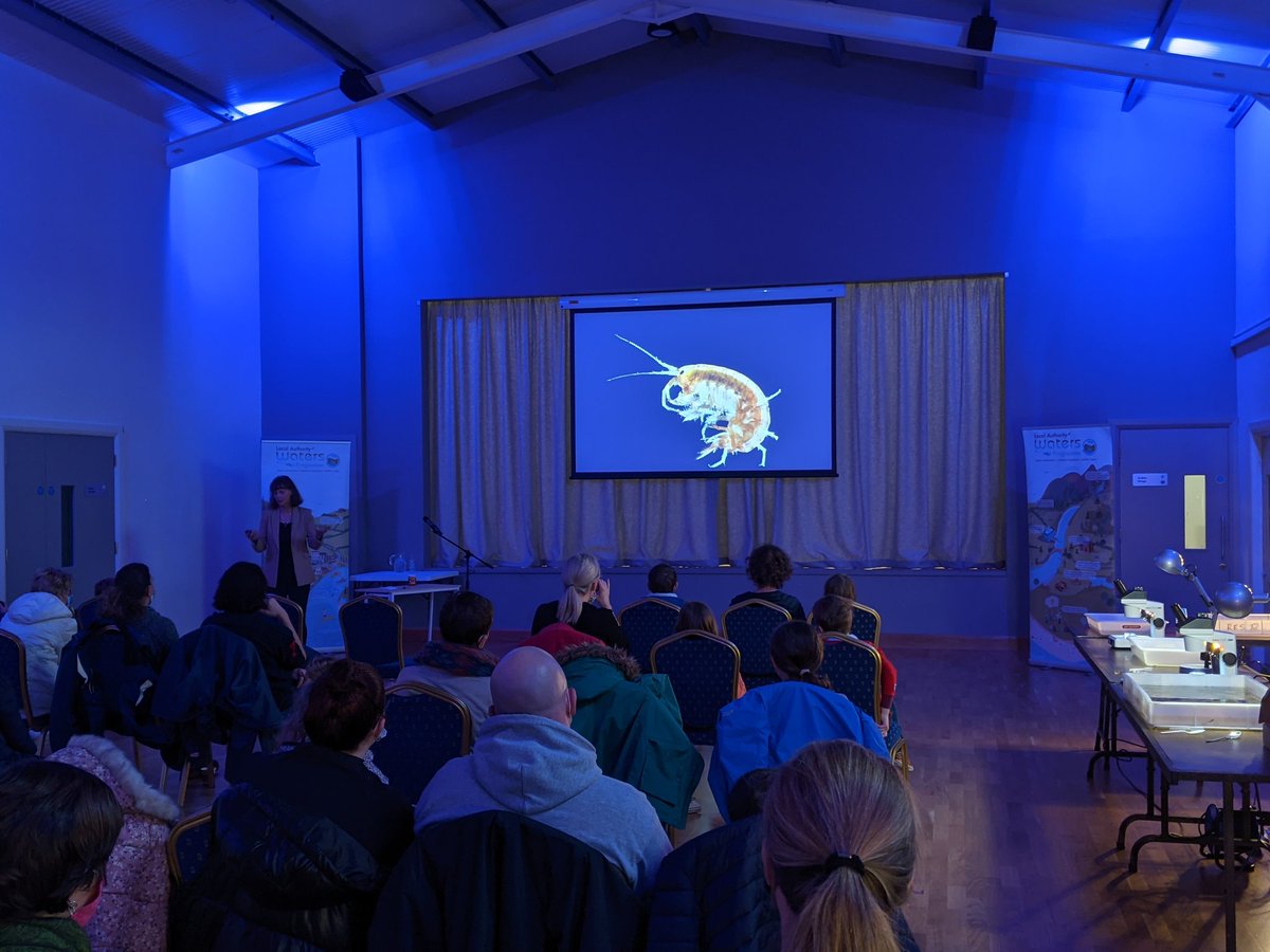 BOMaoileoin's tweet photo. Sunday well spent. Freshwater citizen science workshop for the morning and a @CMSciFest river biodiversity event in the afternoon. Thanks so much for Doohamlet Community Centre for hosting us for the day! Top notch community facilities! 👌 https://t.co/82Ec8GjpjD