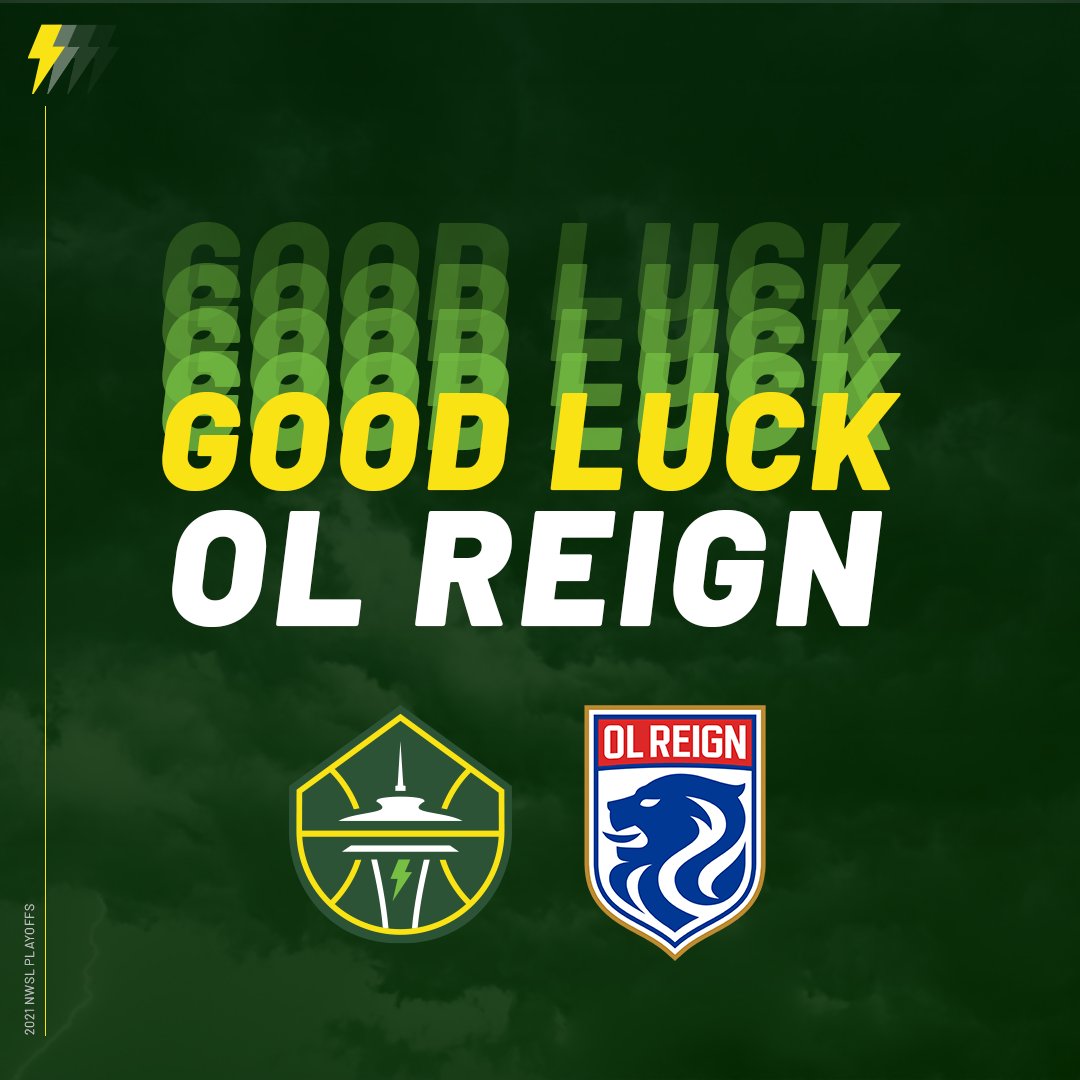 Good luck in the semifinals, @OLReign! 💚💛 

#TakeCover x #bebold