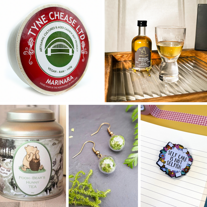 ___merryn___'s tweet photo. Featured in the Merryn #Christmas gift guide:
photo 1, clockwise
@TyneChease, @angelshareglass, @littlescienceco, @ButterflyBandT and @RosieLeaTeaUK.

photo 2, clockwise
@iamrachelshop, @dottyfishltd, @giantkittenshop, @SuesDainties and @oyptjewellery. https://t.co/u95pV88RIB