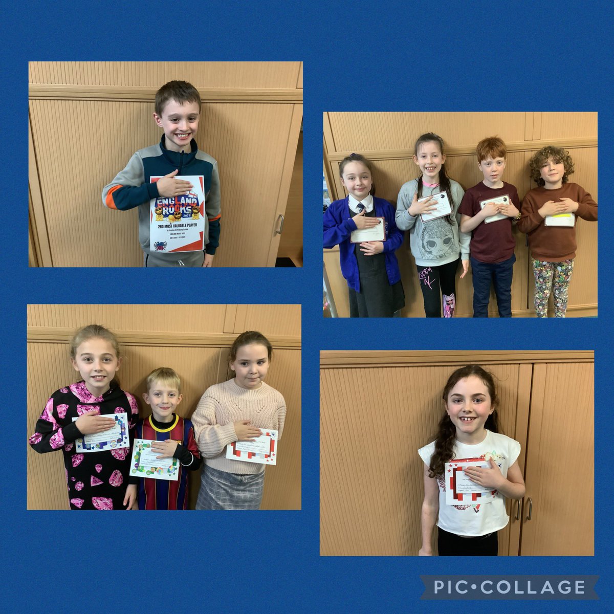 crontony4's tweet photo. Well done to our Star Badge and Ninja Reading certificate winners. A big congratulations to our Times Table Rock Star champion - second in the whole school! https://t.co/TS9Q8CRkbw