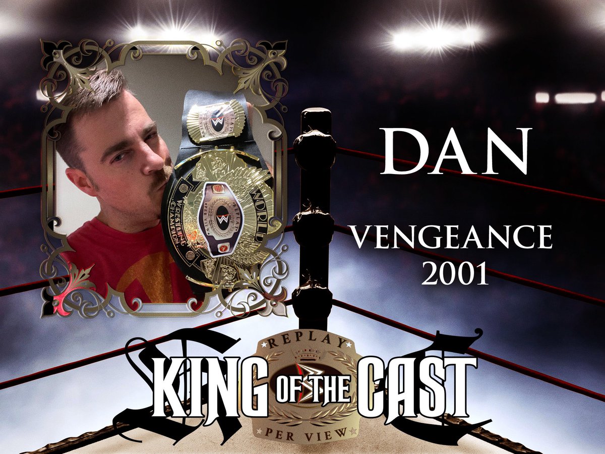 ReplayPerView's tweet photo. And New!
Longtime brunch coordinator, first time champ.
The reign of Fancy Dan has begun!
#KingOfTheCast #Vengeance2001 https://t.co/56ISkuAYiQ