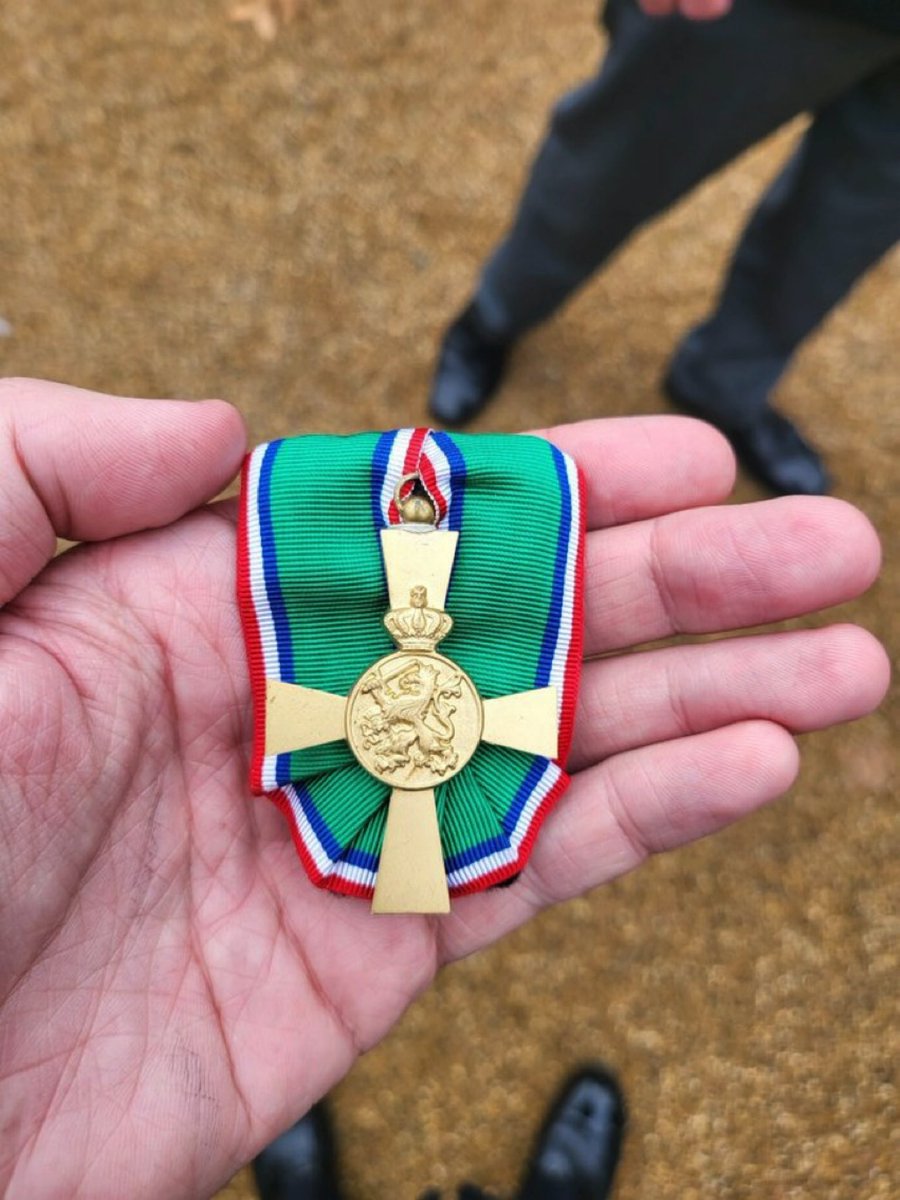 annaholligan's tweet image. Do you know a Dutch veteran who may have lost this in London today? Contact @watkinson_gaz