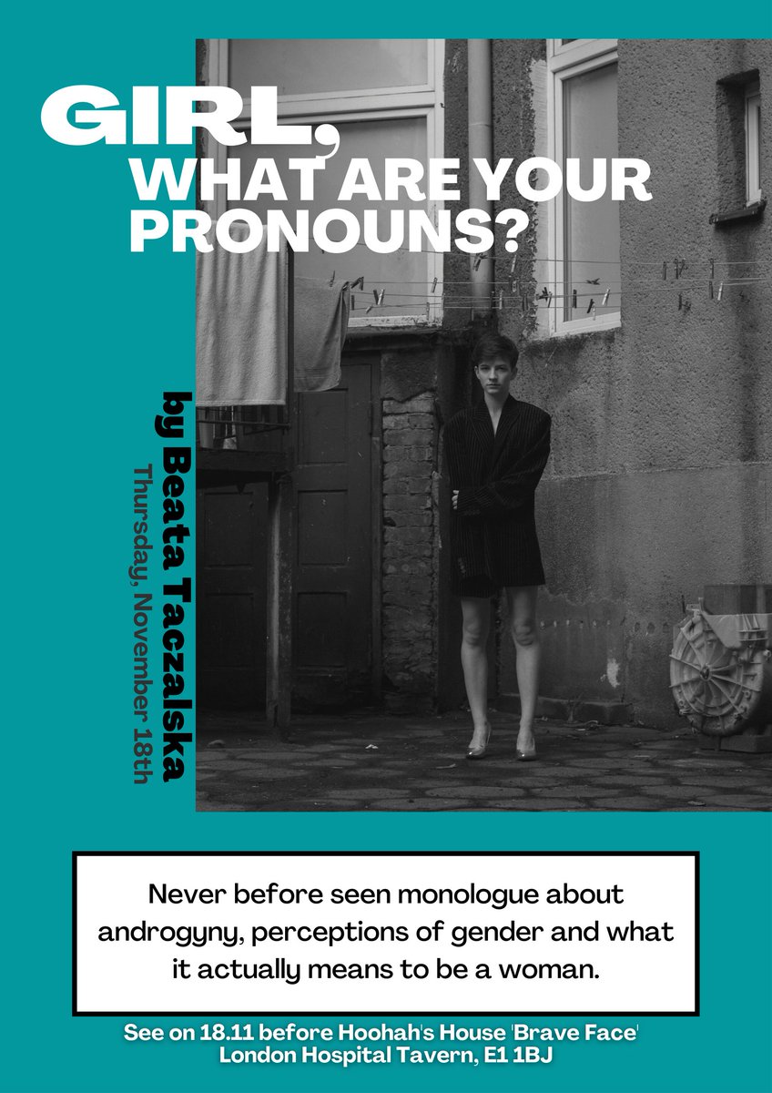 BeataNeciuk's tweet photo. Gladly presenting this piece of new writing as support before @BraveFacePlay this Thursday! Get your tickets here https://t.co/pcuIHDrTg5 https://t.co/posG196VOO