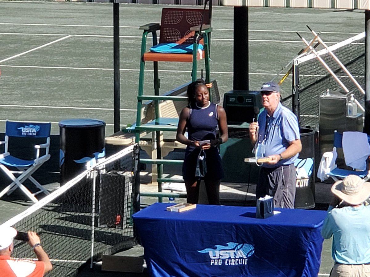 Congratulations <a href="/IFetecau/">Irina Fetecau</a> for your 6-1, 6-2 win against @alycia91838799 in the Daytona Beach Women's Pro Tennis Championship 🎾  Thank you to all of the tournament sponsors, supporters, volunteers, ball kids, and amazing FTC staff for all you do. <a href="/USTAFlorida/">USTA Florida</a> <a href="/usta/">USTA</a> <a href="/ITFTennis/">ITF</a>