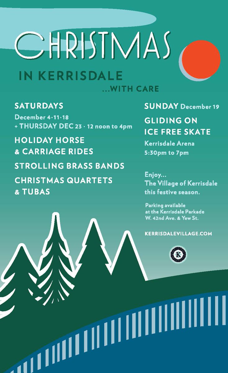 Christmas in Kerrisdale is coming! 
#Kerrisdale #KerrisdaleBusinessAssociation #Christmasinkerrisdale #horsecarrage #holidayhorses #freeskating #windowdisplays #streetbanners