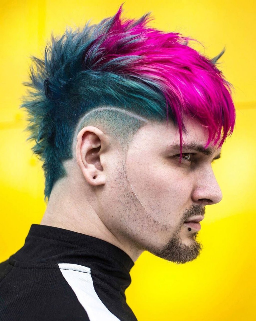 30 Punk Hairstyle Ideas for Men | Punk hair, Hair styles, Electric blue hair