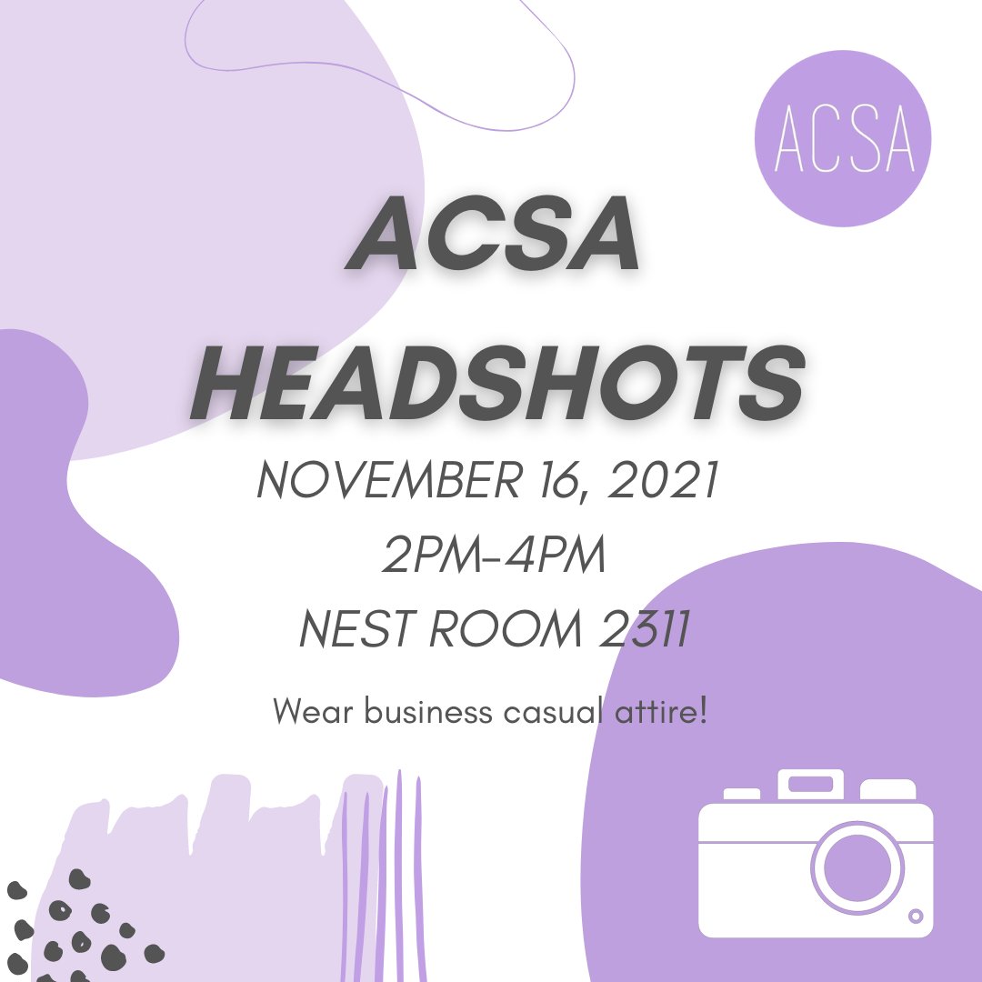 UBCACSA's tweet photo. FREE headshot session for all new arts co-op students on TUES NOV 16 at 2PM in the Nest (room 2311)! 
Don’t forget to wear appropriate business casual attire! https://t.co/MbGPlZMhxd