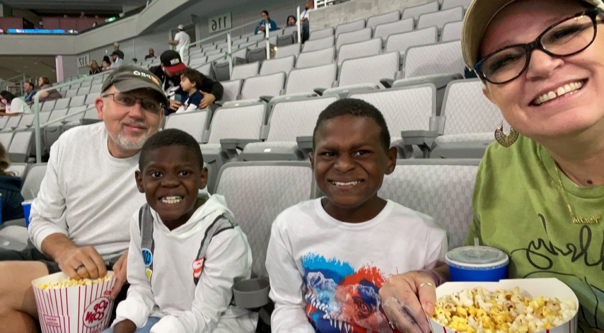 MartiCounselor's tweet photo. Excited to spend our first time as a family at #HotWheelsMonsterTrucksLive https://t.co/pLhNG2hw5t