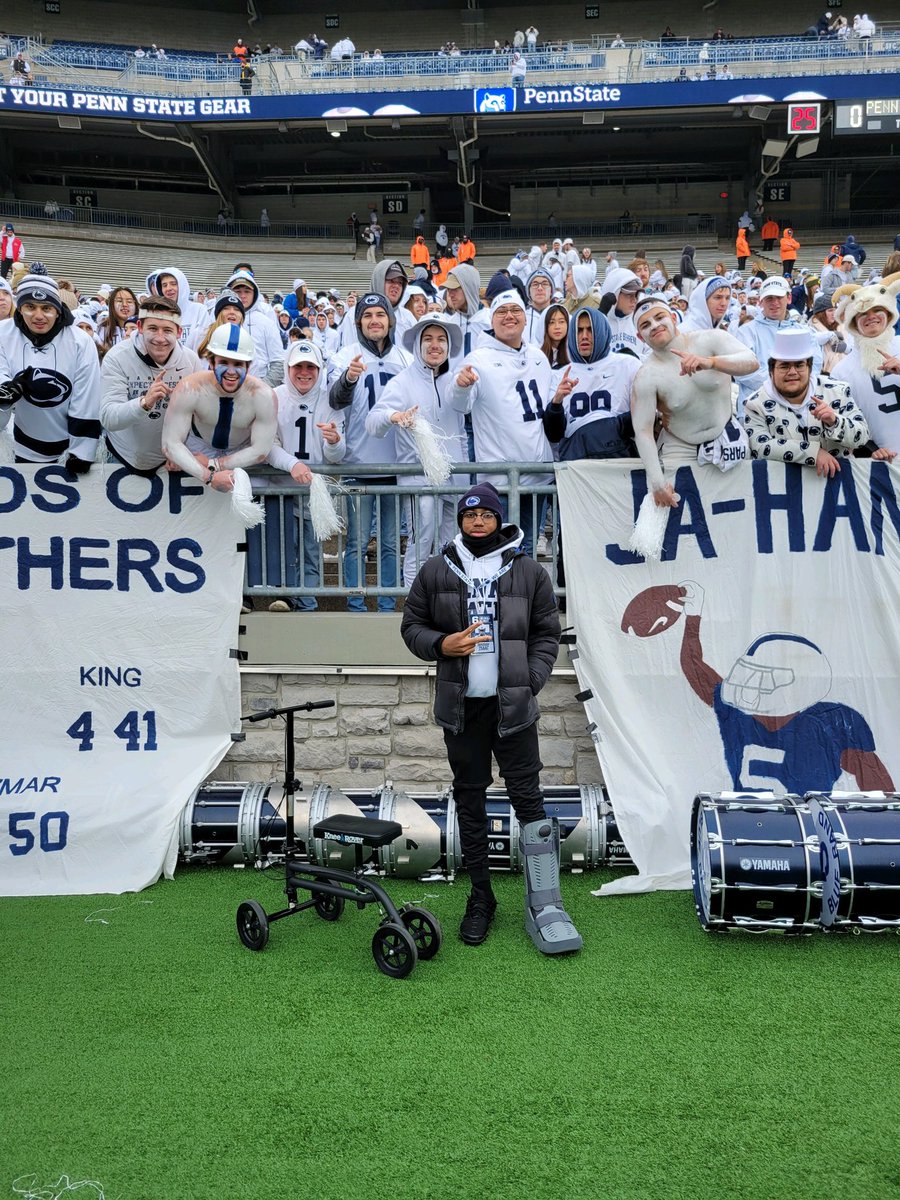 Thank you for the amazing visit and hospitality yesterday at Penn State🦁 #WEARE <a href="/DannyOBrienQB/">Danny O'Brien</a> <a href="/Coachpoindexter/">Anthony Poindexter</a> <a href="/knnysndrs/">Kenny Sanders</a> <a href="/RisingStars6/">Rising Stars Academy</a> <a href="/TheD_Zone/">The D Zone</a> <a href="/AllenTrieu/">Allen Trieu</a> <a href="/247Sports/">247Sports</a> <a href="/LemmingReport/">Tom Lemming</a> <a href="/PrepRedzoneMI/">Prep Redzone Michigan</a> <a href="/BrandonHuffman/">Brandon Huffman</a> @jhadnottFBU <a href="/power5football2/">@power5football</a>
