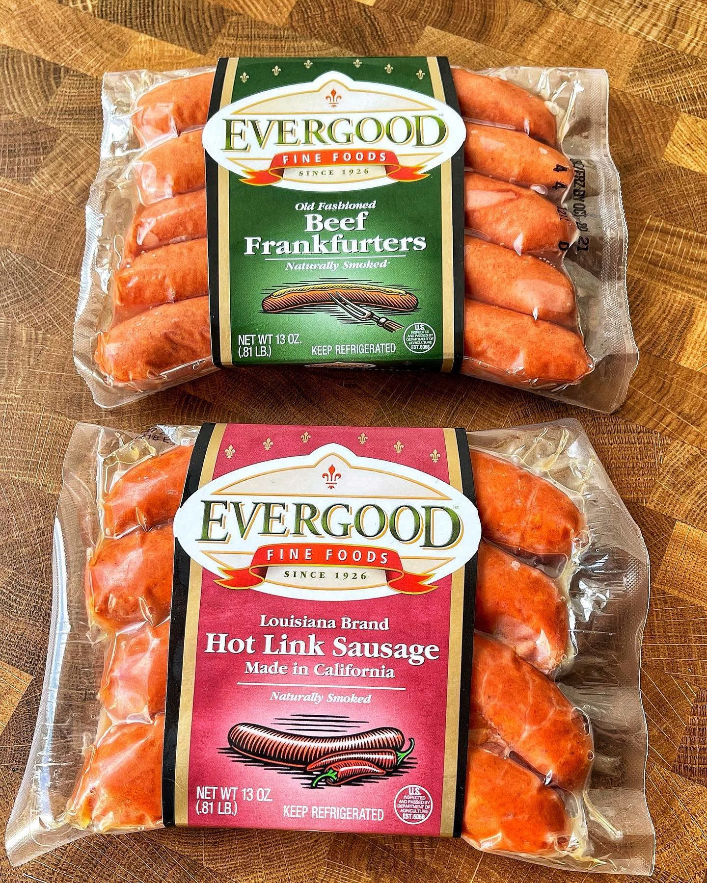 Evergood Louisiana Brand Hot Link Sausage - 24 OZ - Albertsons