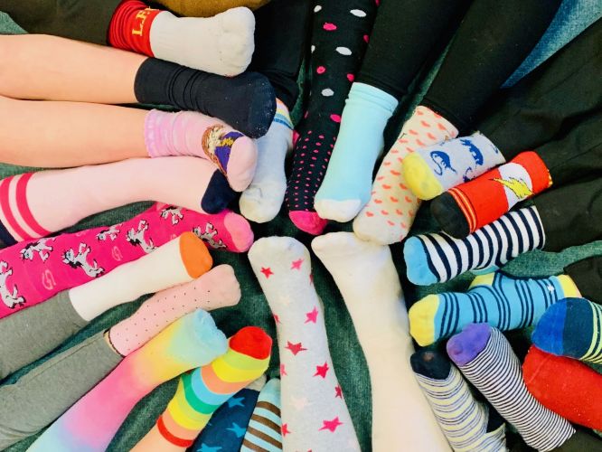 Gentle reminder for odd socks day tomorrow to mark the start of Anti-Bullying Week, accepting one another no matter what and celebrating differences always and forever @kestrelmead